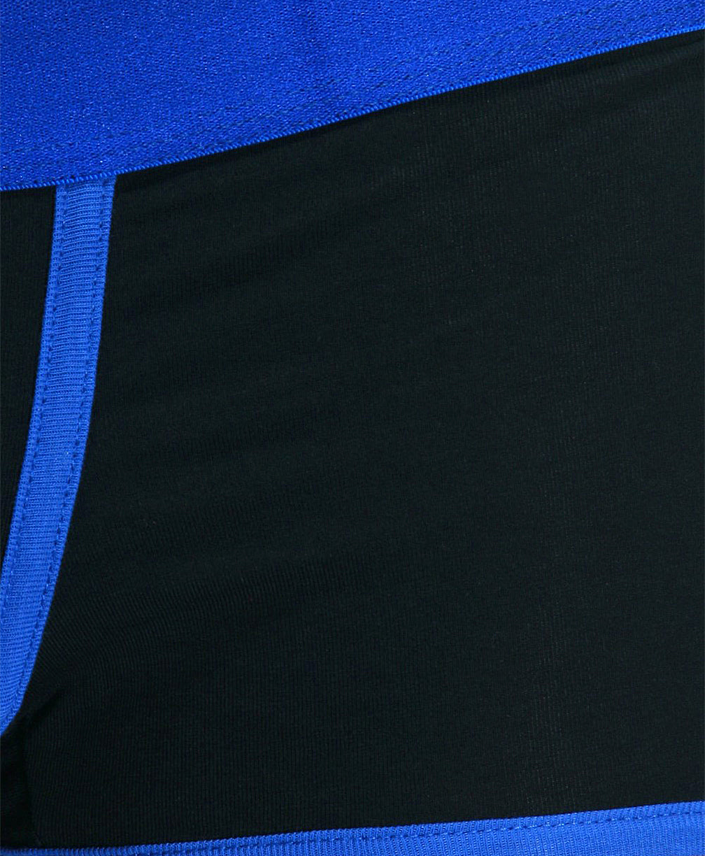 Front Binding Boxer (Black/Blue)